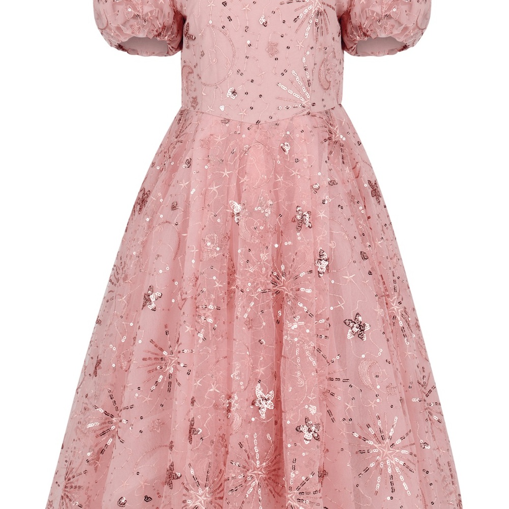Pink Embellished Dress